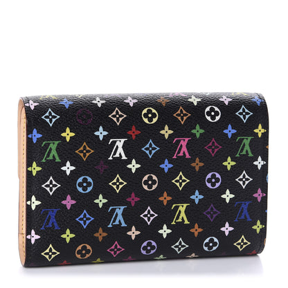 Louis Vuitton Monogram Multicolor Alexandra Wallet Black 2 of 8