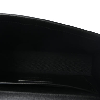 Saint Laurent Grain De Poudre Medium Classic Monogram Kate Satchel Black 5 of 9
