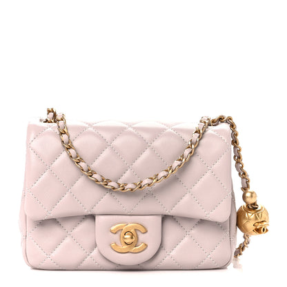 Chanel Lambskin Quilted Mini Pearl Crush Flap Light Purple 1 of 11