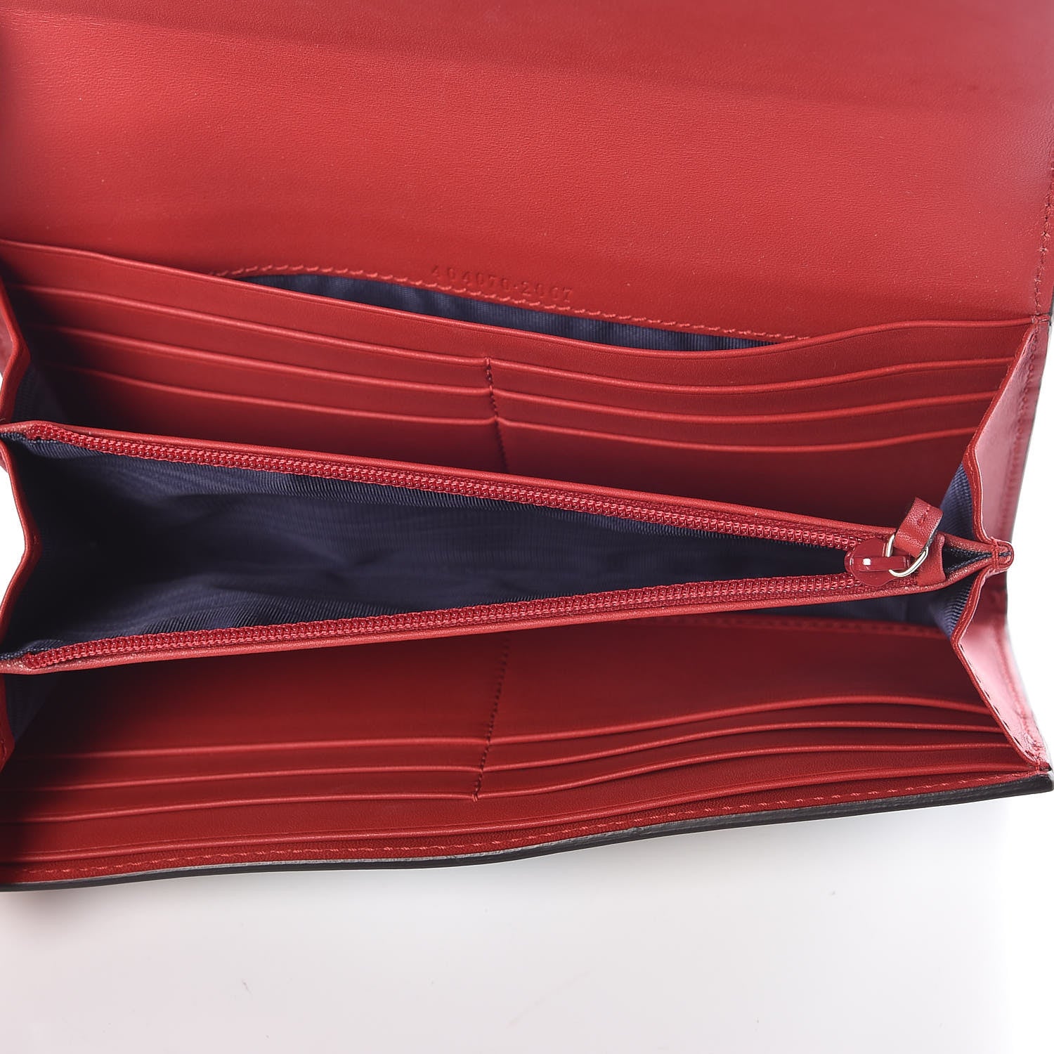 Gucci GG Supreme Monogram Blooms Continental Wallet Blue 5 of 8