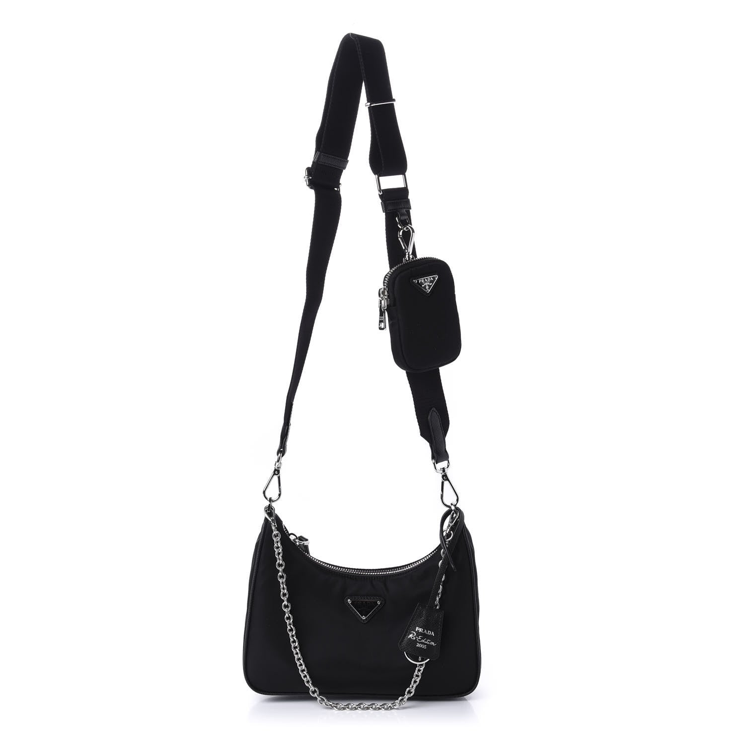 Prada Nylon Re-Edition 2005 Shoulder Bag Black 1 of 11