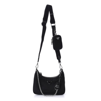 Prada Nylon Re-Edition 2005 Shoulder Bag Black 1 of 11