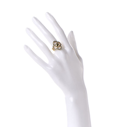 Louis Vuitton Strass Encrusted Flower Power Ring M 2 of 5
