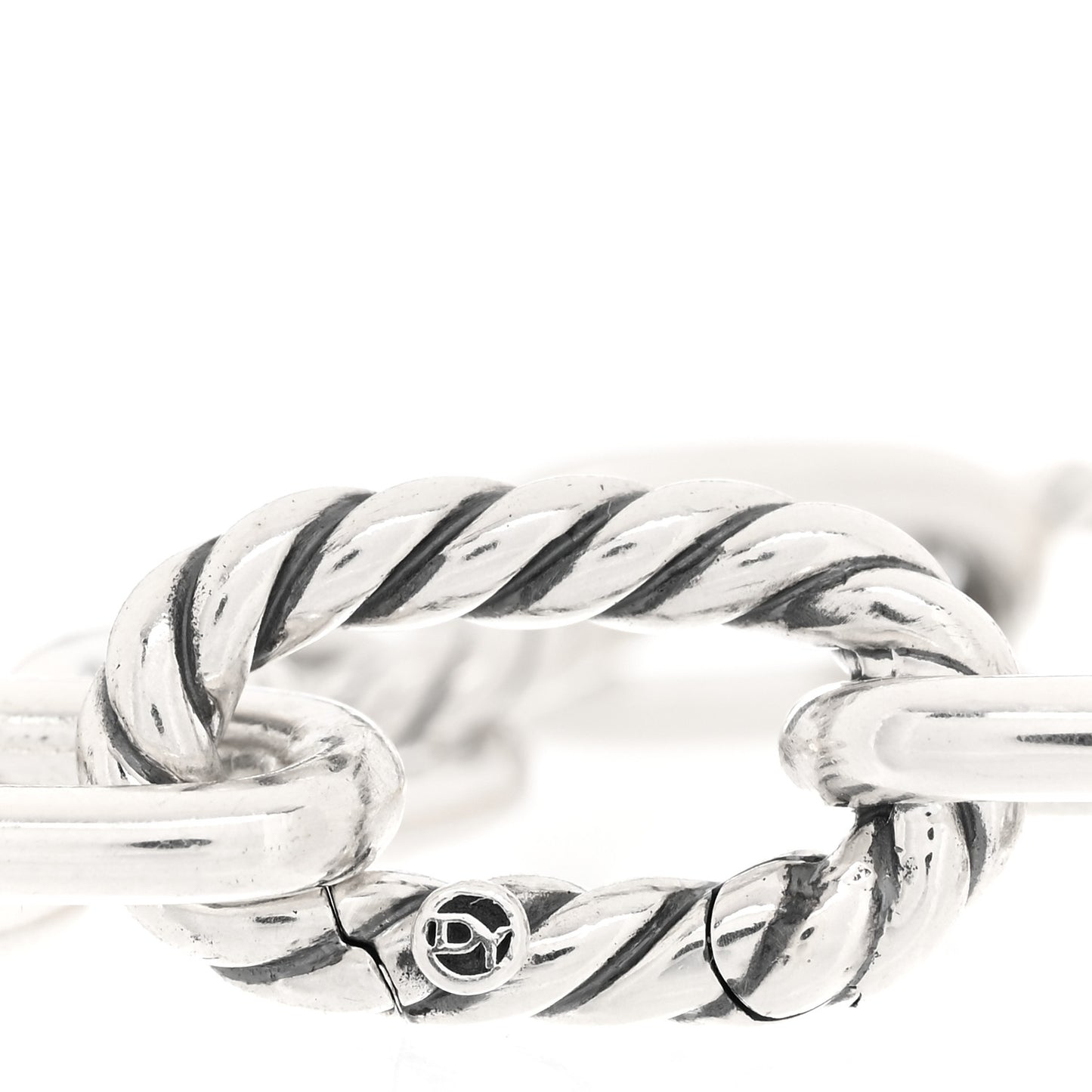 Sterling Silver 18K Yellow Gold 8.5mm Madison Chain Bracelet