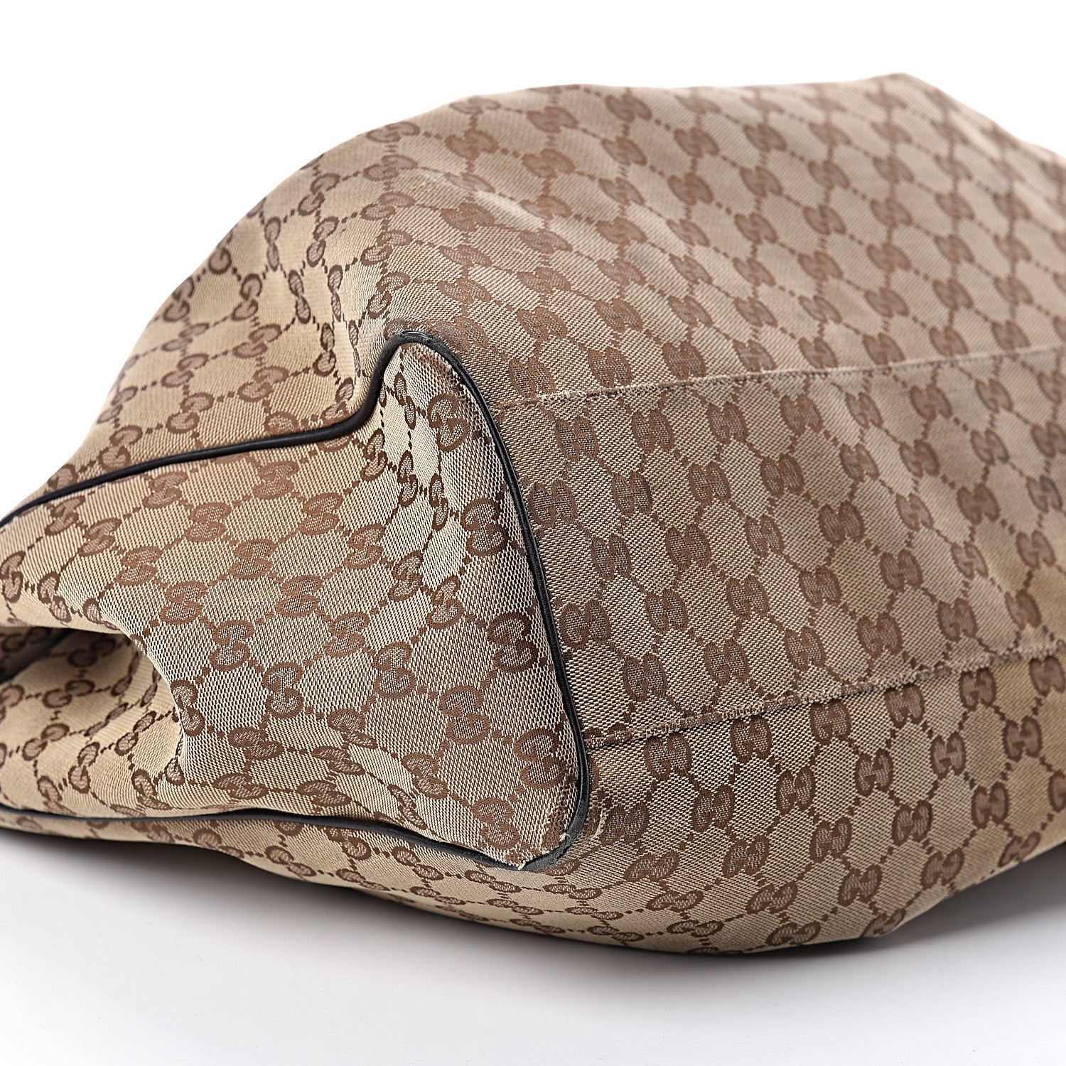Gucci Monogram Large Sukey Tote Beige Ebony Black 10 of 15