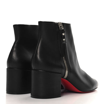 Christian Louboutin Calfskin Ziptotal 55 Ankle Boots 41.5 Black 5 of 9