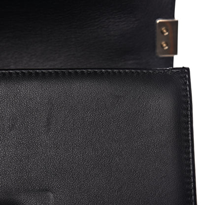 Chanel Calfskin Quilted Small Boy Top Handle Flap Black 9 of 12