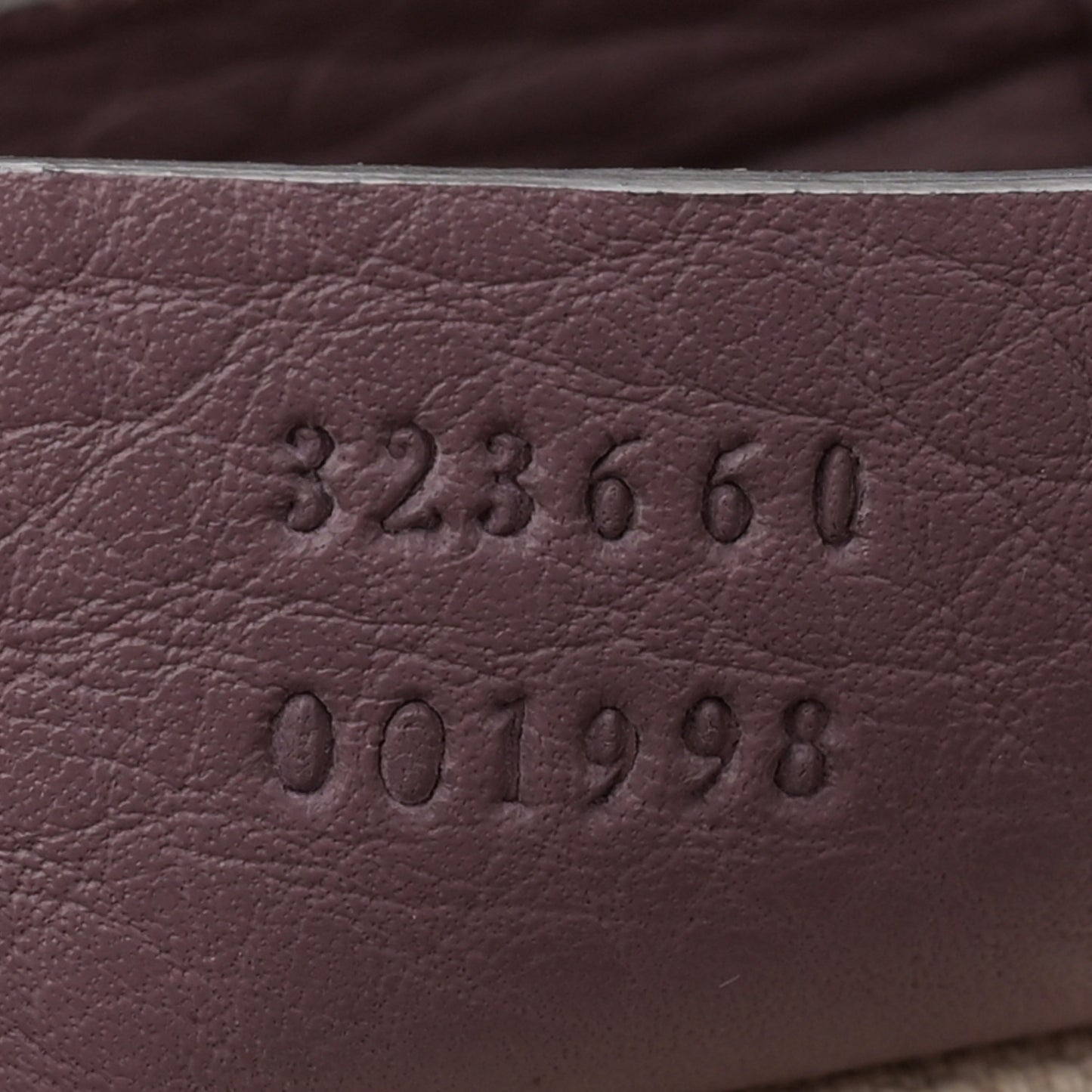 Pebbled Calfskin Medium Bamboo Shopper Tote Purple