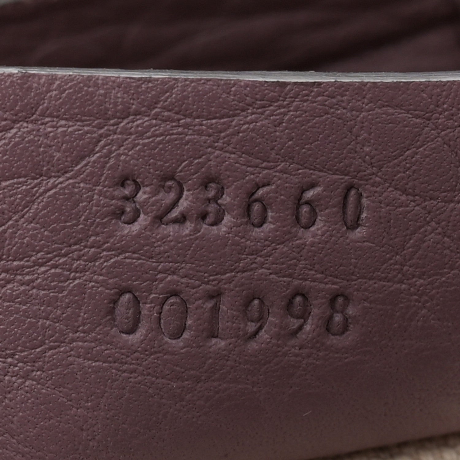 Gucci Pebbled Calfskin Medium Bamboo Shopper Tote Purple 8 of 16