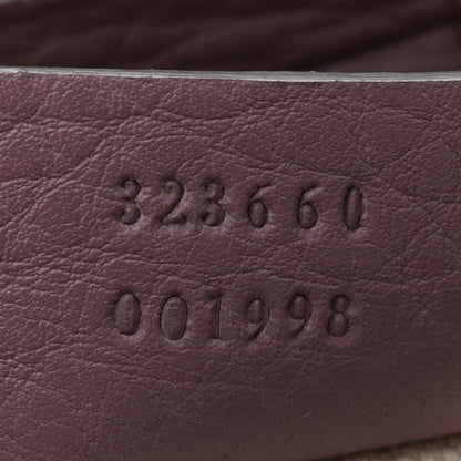 Gucci Pebbled Calfskin Medium Bamboo Shopper Tote Purple 8 of 16