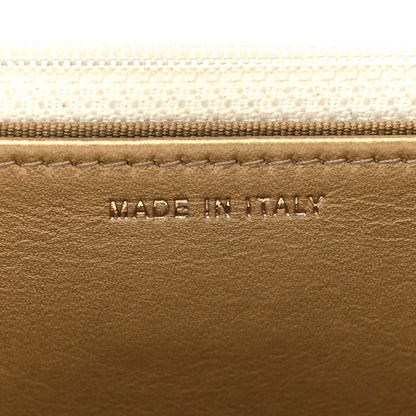 Chanel Lambskin Quilted CC Pearl Crush Wallet on Chain WOC White 7 of 15