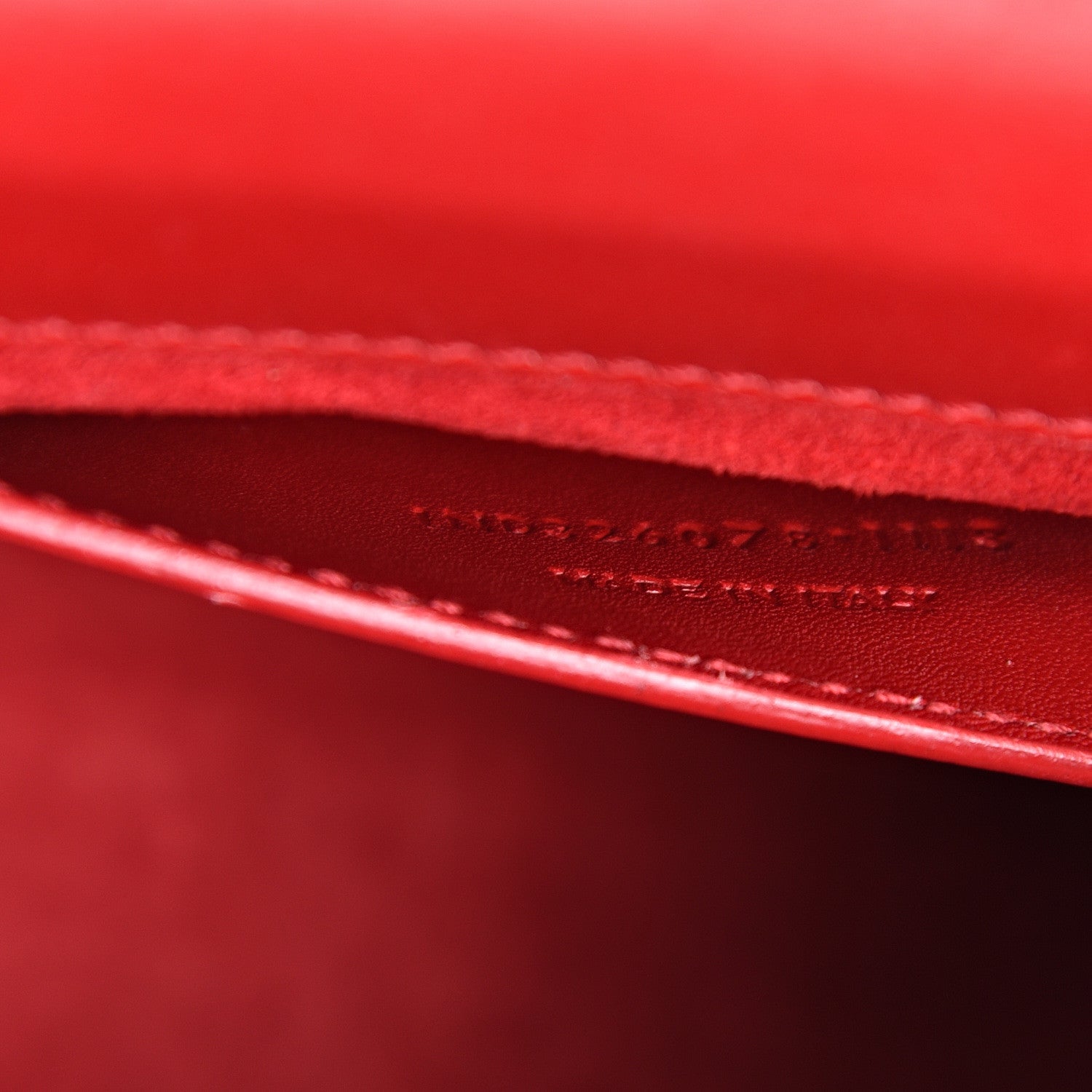 Saint Laurent Smooth Calfskin Medium Classic Monogram Kate Tassel Satchel Lipstick Red 6 of 19