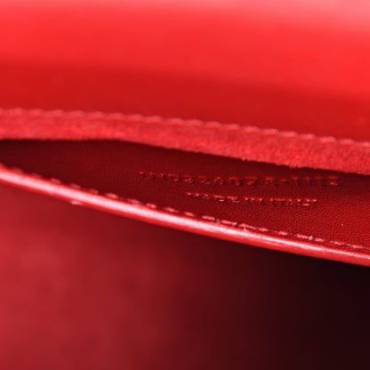 Saint Laurent Smooth Calfskin Medium Classic Monogram Kate Tassel Satchel Lipstick Red 6 of 19
