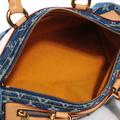 Louis Vuitton Monogram Denim Neo Speedy Blue 5 of 7