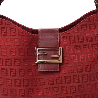 Fendi Zucchino Hobo Red 9 of 9