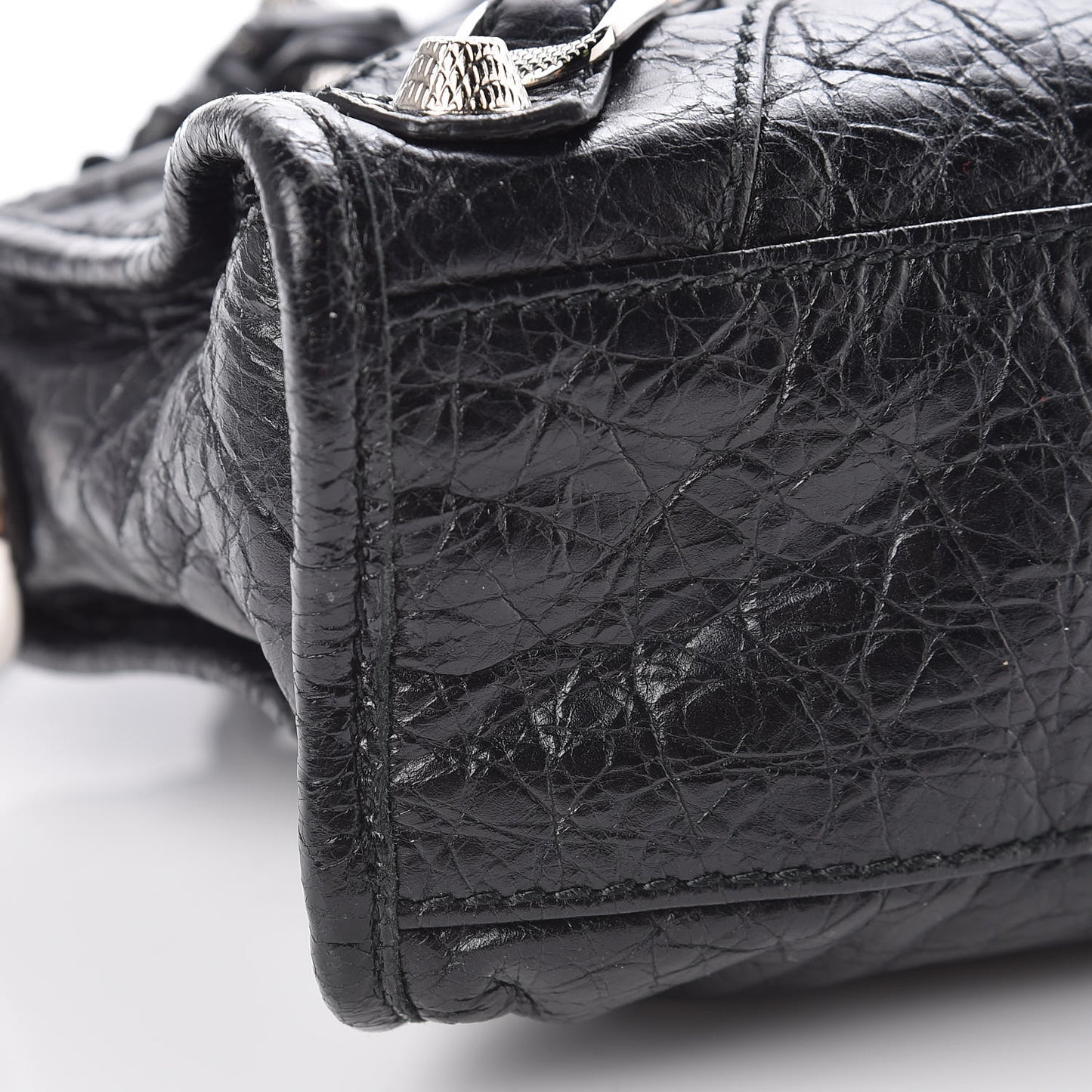 Agneau Giant 12 Silver Hardware Mini City Black