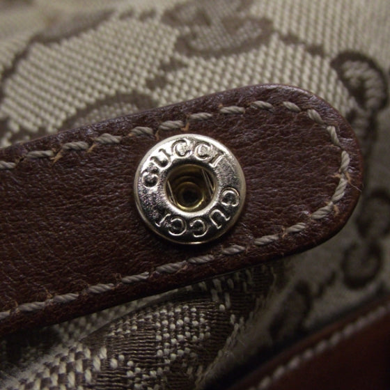 Gucci Monogram Pelham Tote Brown 11 of 12