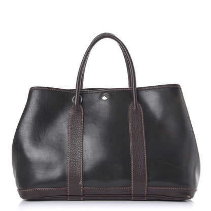 Hermes Amazonia Buffle Skipper Garden Party 30 TPM Havane 1 of 14