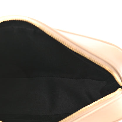 Saint Laurent Calfskin Matelasse Monogram Lou Camera Bag Dark Latte 5 of 10