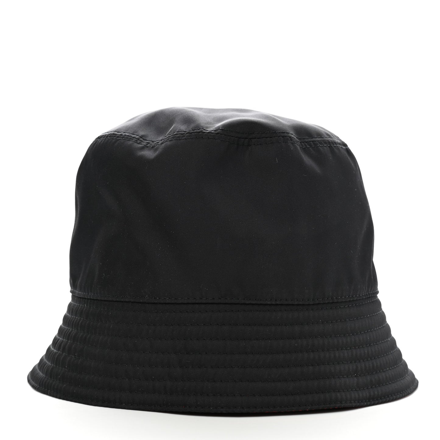Nylon Bucket Hat S Black Rosso