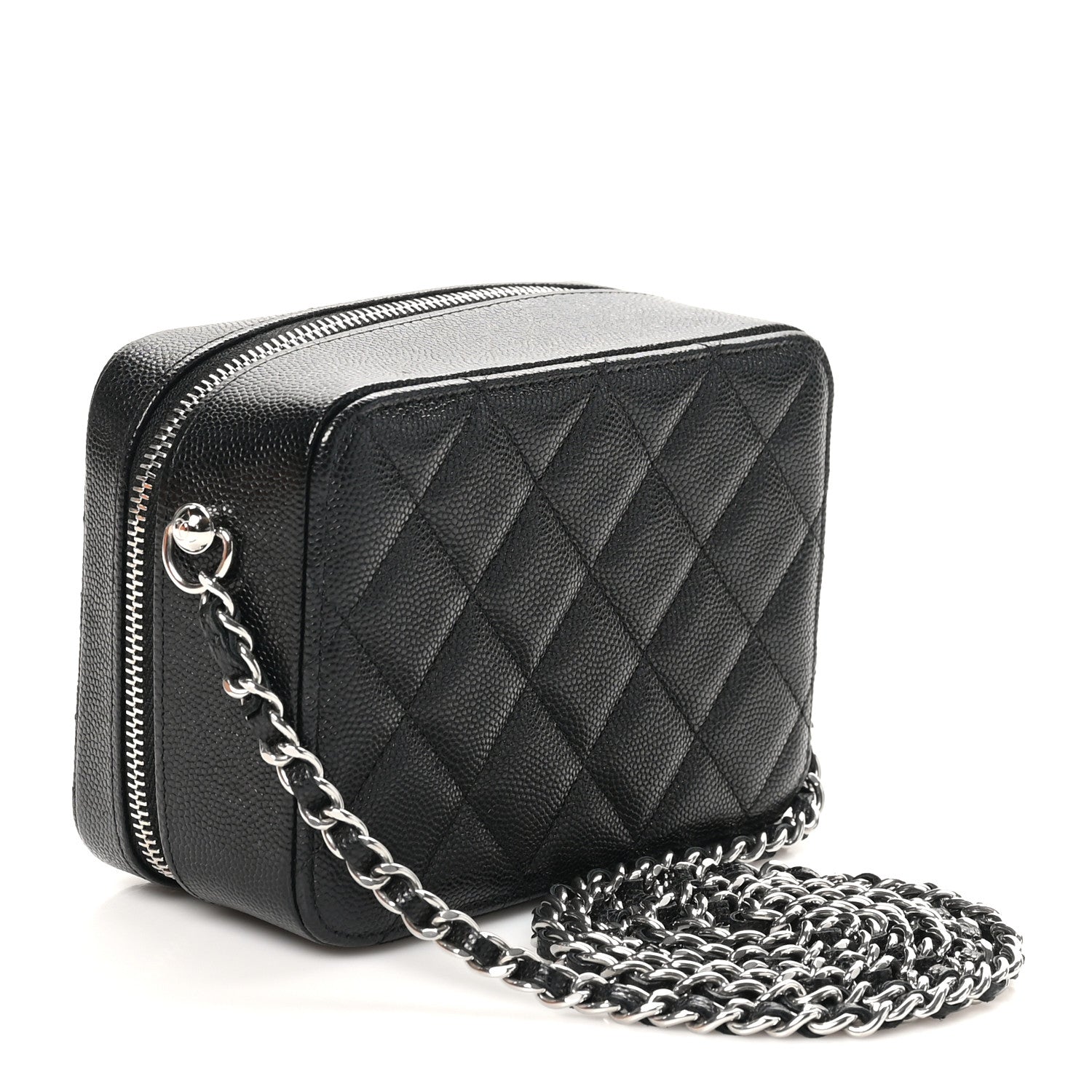 Chanel Caviar Quilted Camera Bag Black 2 of 11