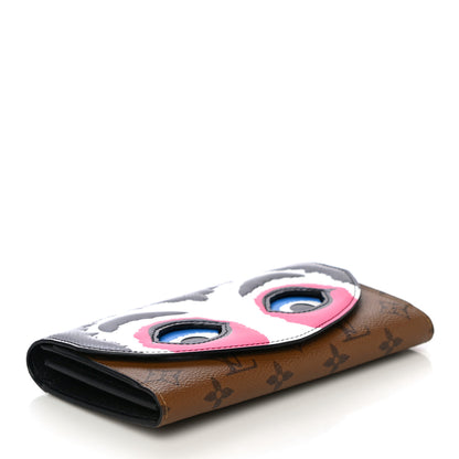 Louis Vuitton Reverse Monogram Kabuki Sarah Wallet 4 of 9