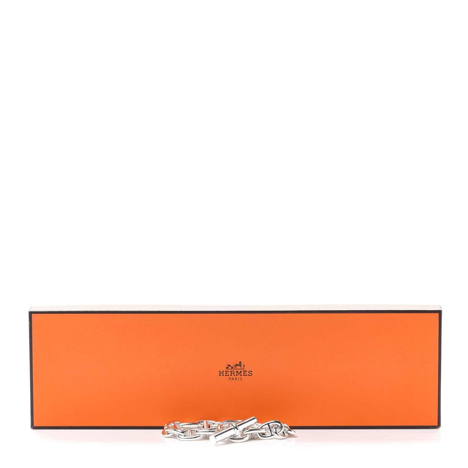 Hermes Sterling Silver MM Chaine d'Ancre Bracelet 5 of 5