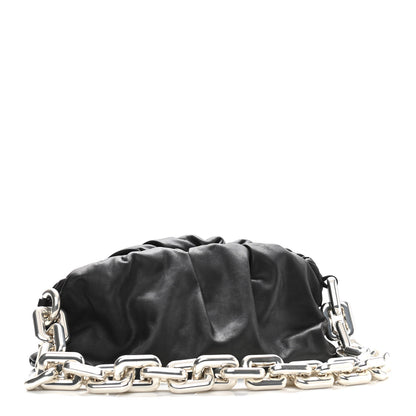 Bottega Veneta Calfskin The Pouch Chain Black 3 of 10