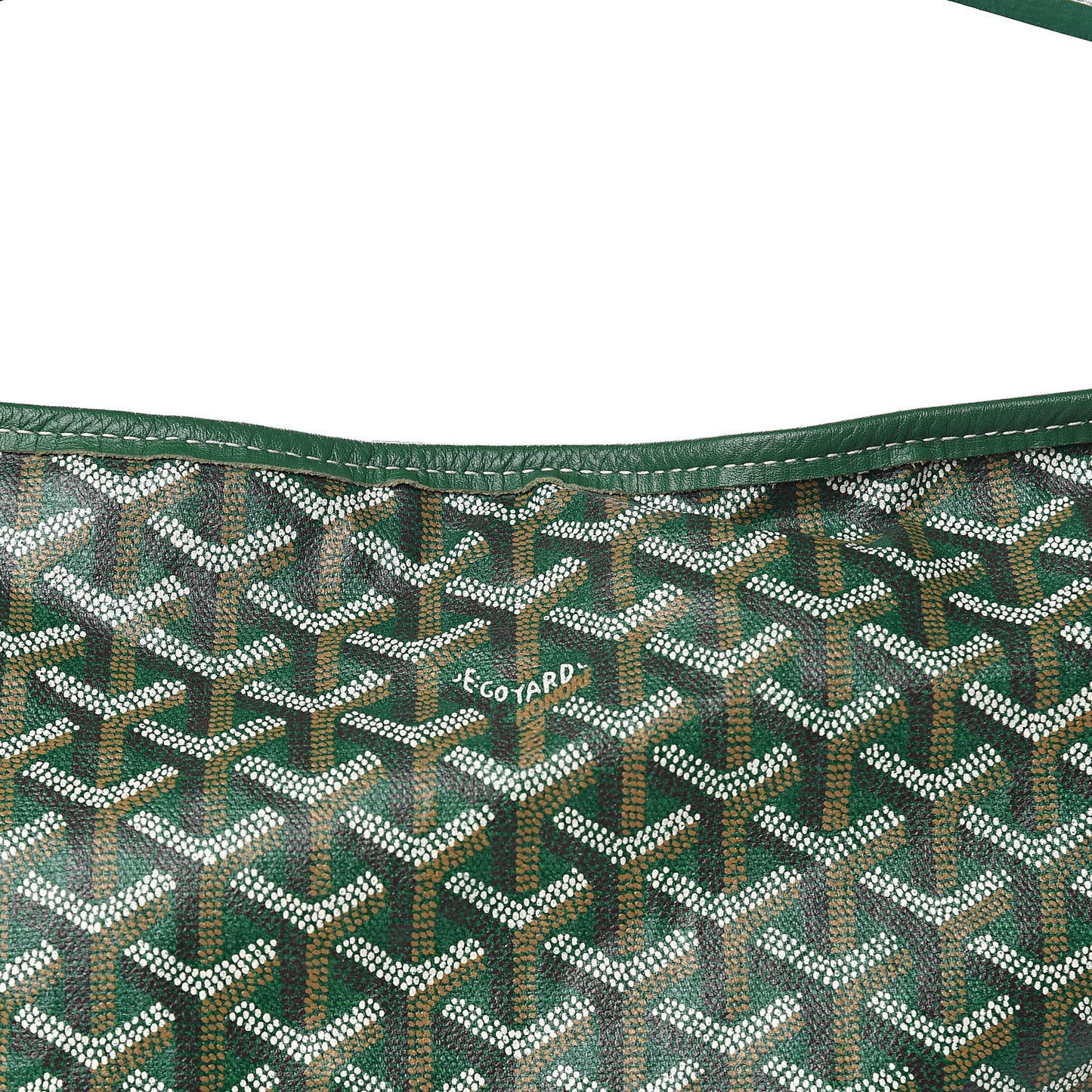 Goyardine Fidji Zip Hobo Green