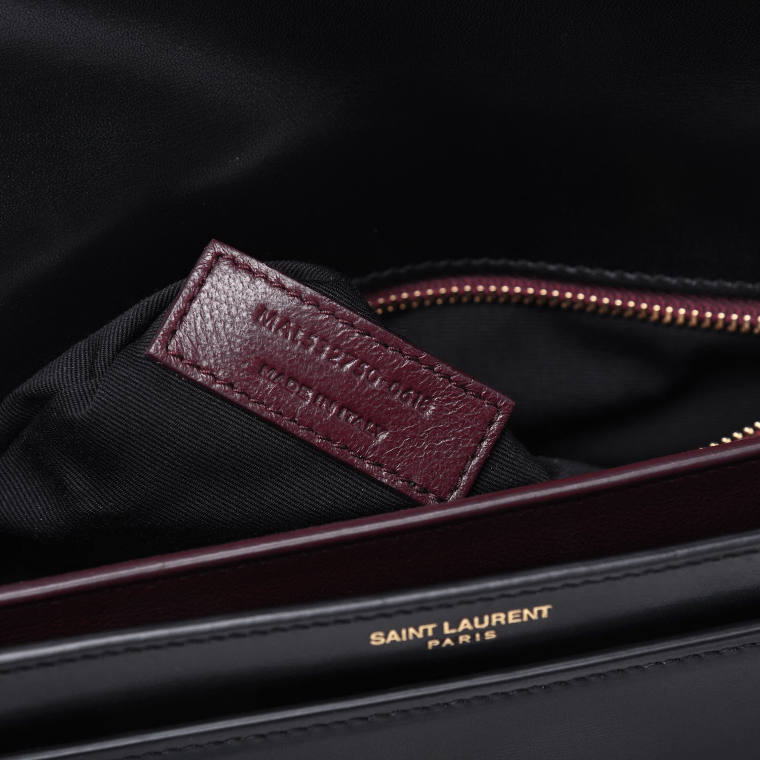 Saint Laurent Smooth Calfskin Monogram Cassandra Clasp Bag Black 8 of 15