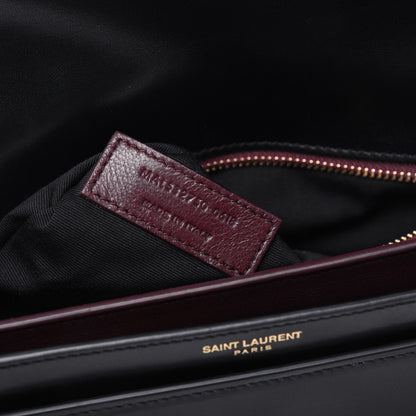 Saint Laurent Smooth Calfskin Monogram Cassandra Clasp Bag Black 8 of 15