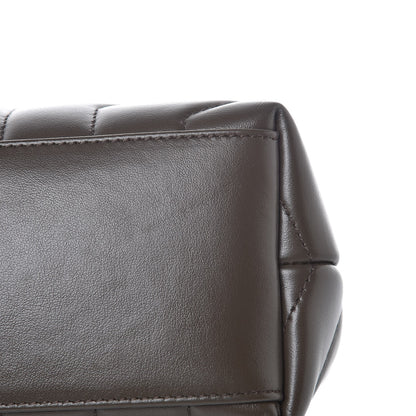 Saint Laurent Calfskin Y Quilted Monogram Small Loulou Chain Satchel Asphalt 8 of 8