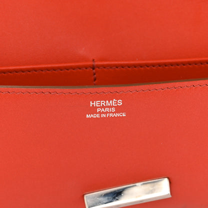 Hermes Tadelakt Egee Clutch Sanguine 6 of 15