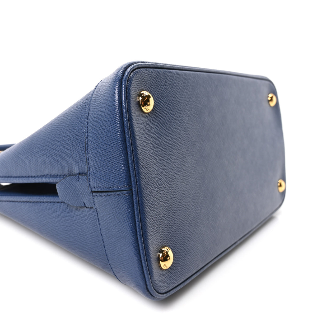 Prada Saffiano Lux Medium Open Promenade Tote Bluette 9 of 10