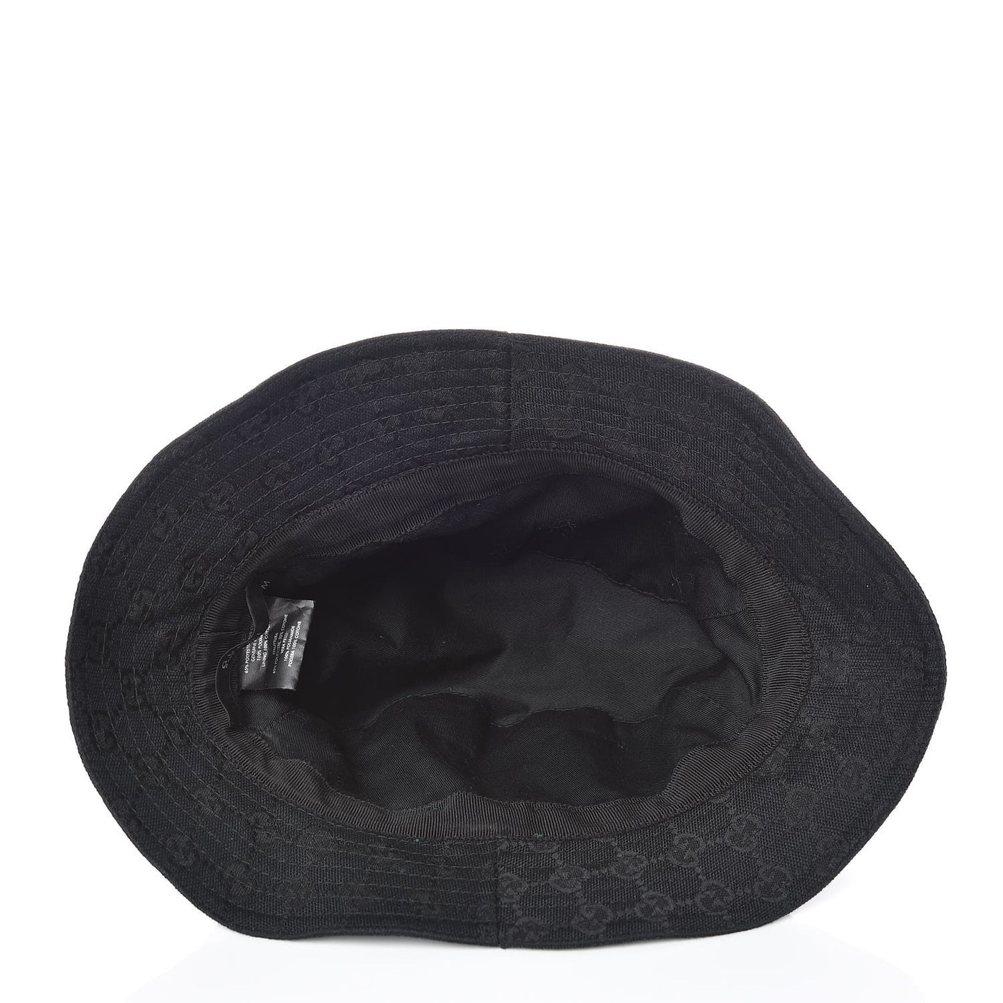 Monogram Web Bucket Hat M Black