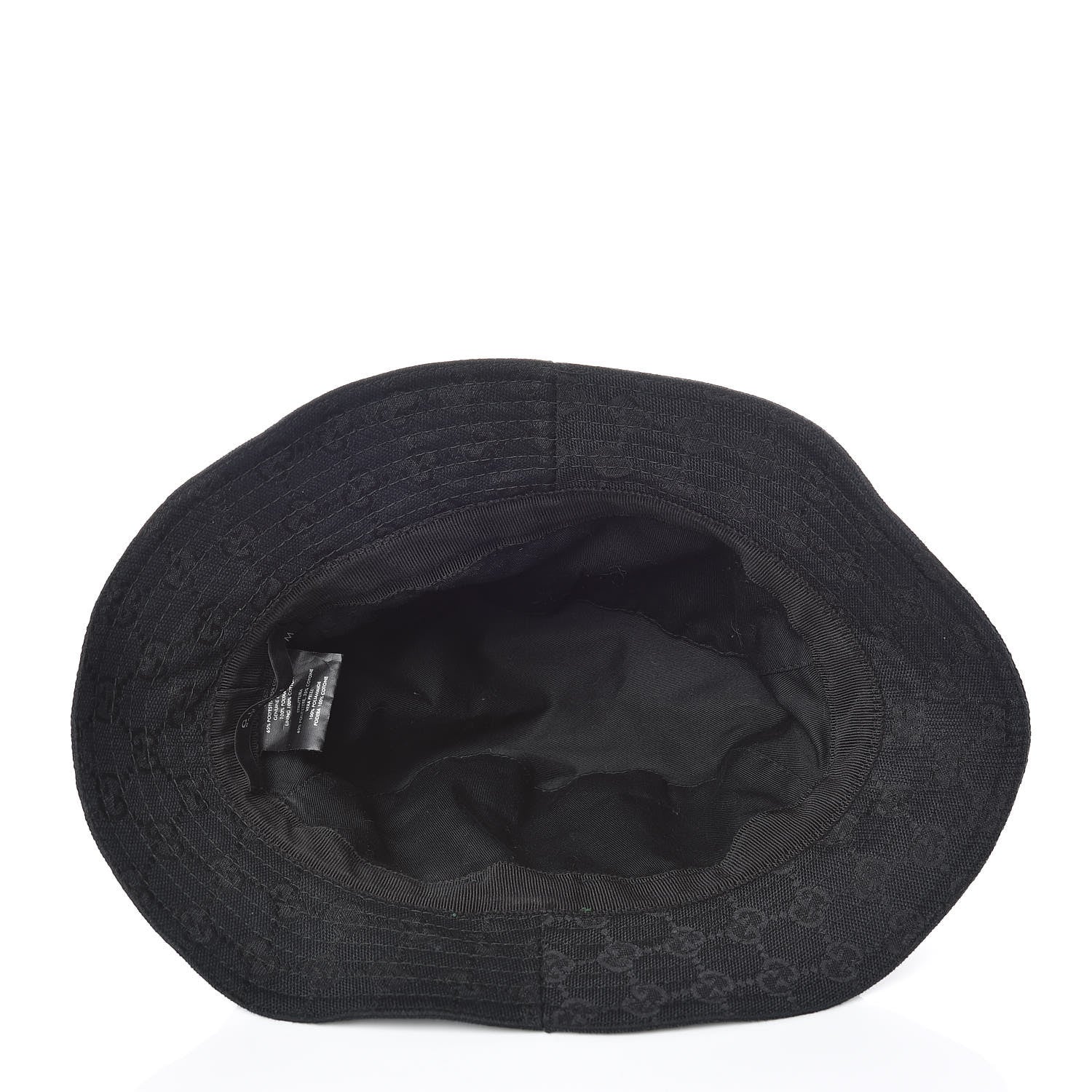 Gucci Monogram Web Bucket Hat M Black 4 of 6