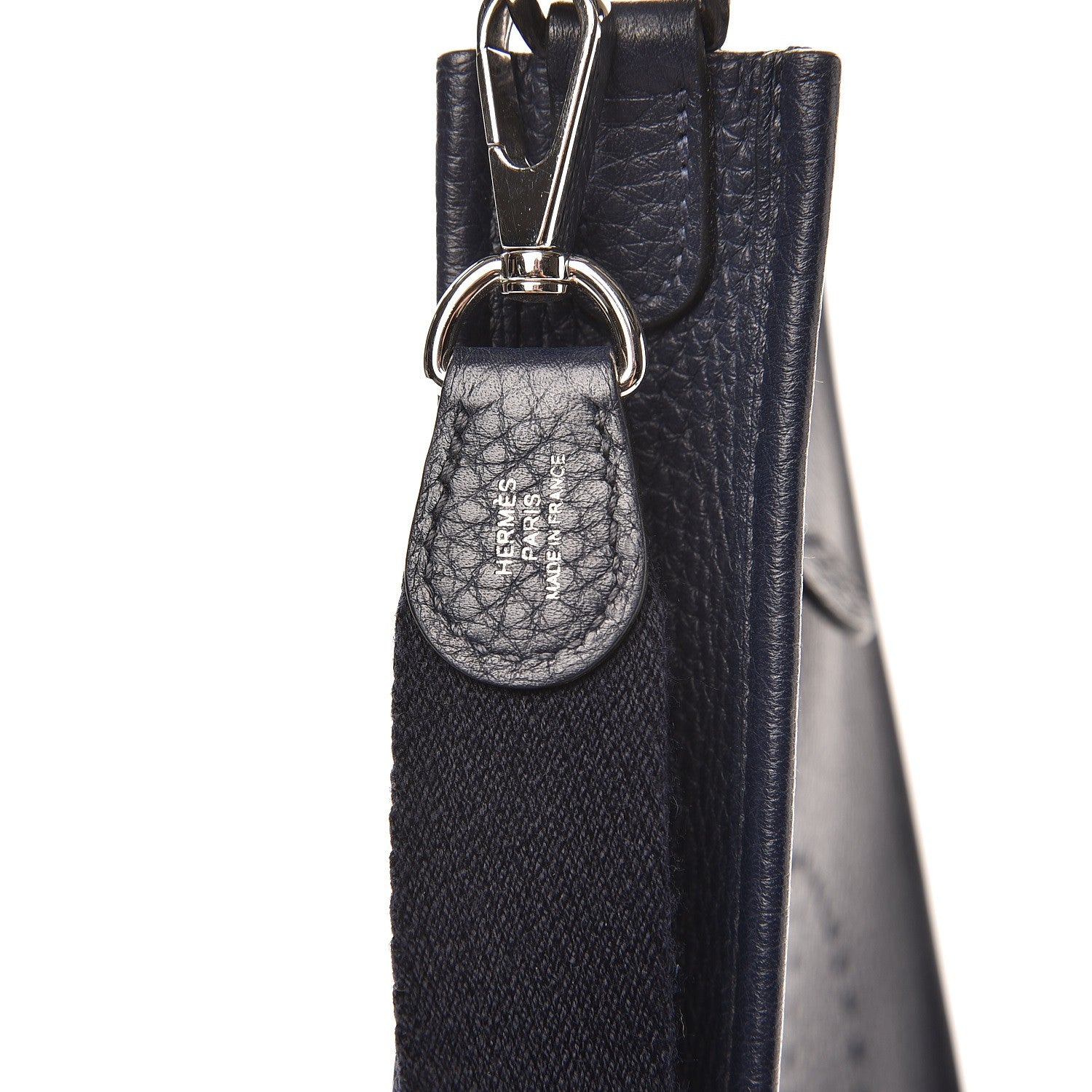 Hermes Taurillon Clemence Amazone Evelyne TPM Bleu Nuit Bleu Indigo 8 of 9