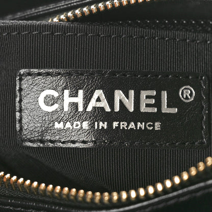 Chanel Tweed Calfskin Calfskin Small Gabrielle Hobo Black Light Beige 6 of 10