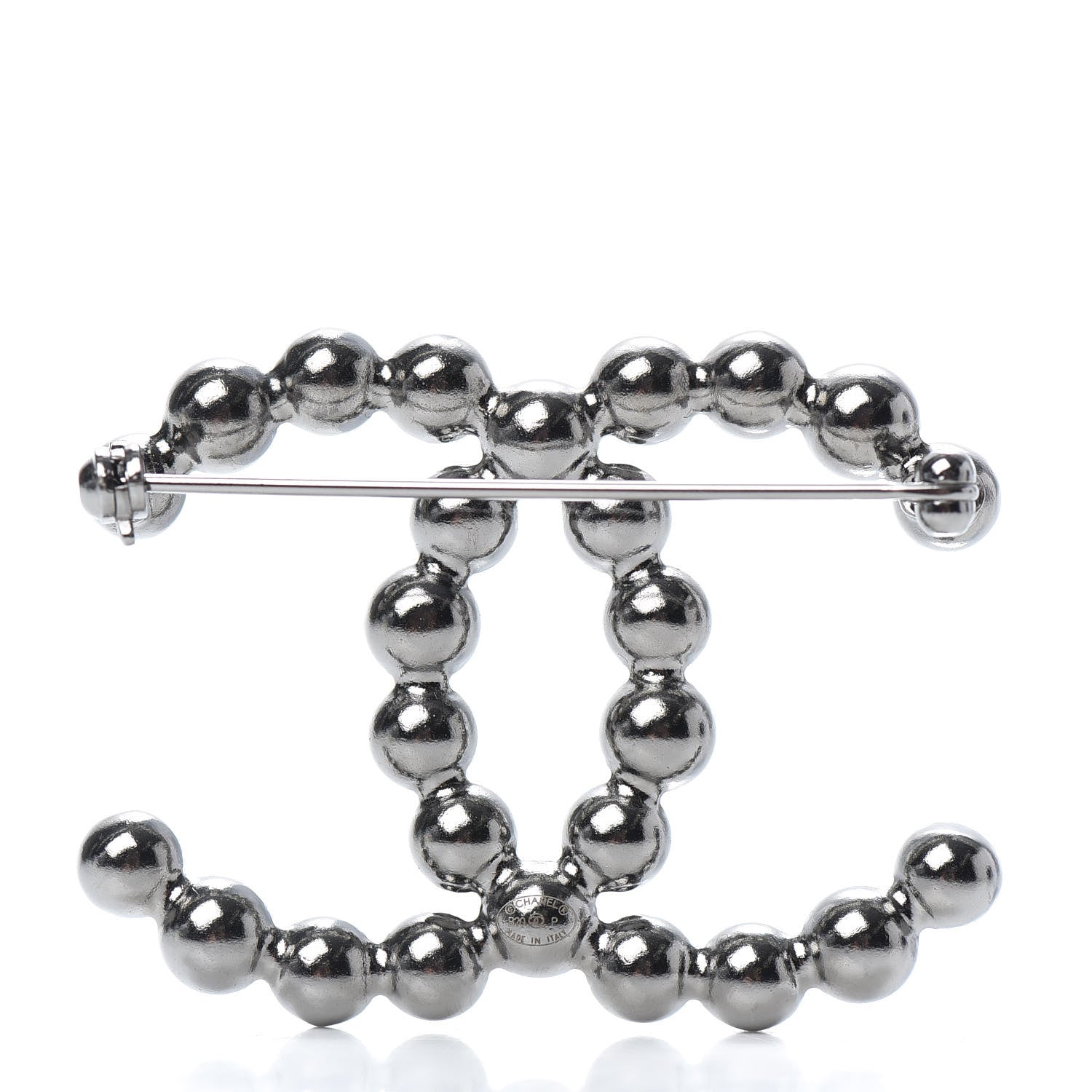 Chanel Pearl Crystal Bright Young Things CC Brooch Silver 3 of 5