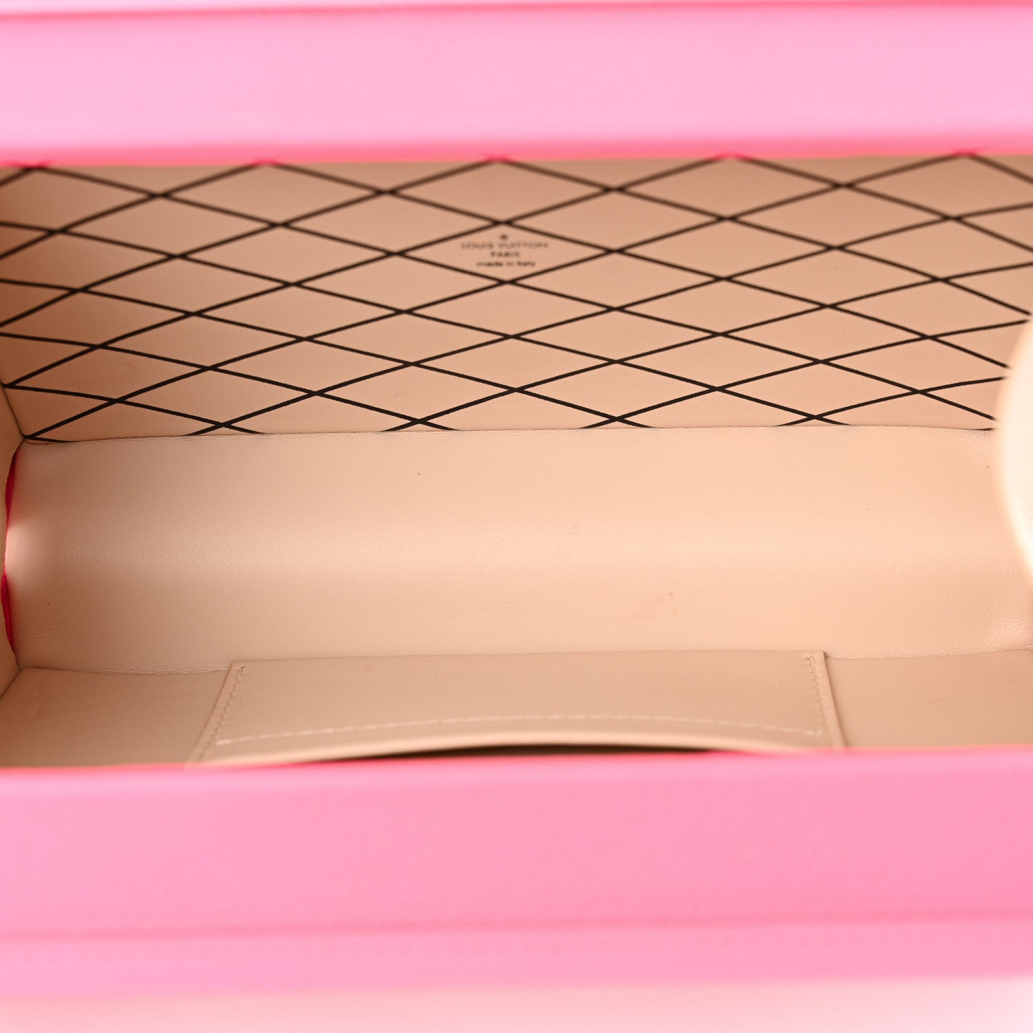 Louis Vuitton Monogram Tuffetage Petite Malle Rose Fluo 5 of 13