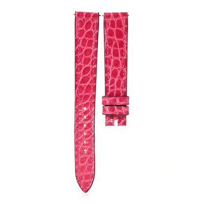 Hermes Shiny Alligator 23mm Cape Cod Watch Strap Framboise 1 of 7
