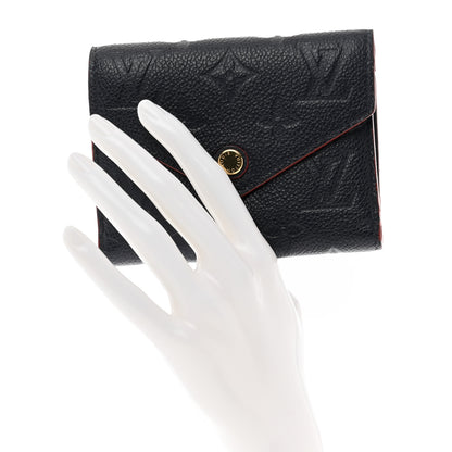 Louis Vuitton Empreinte Victorine Wallet Marine Rouge 2 of 6