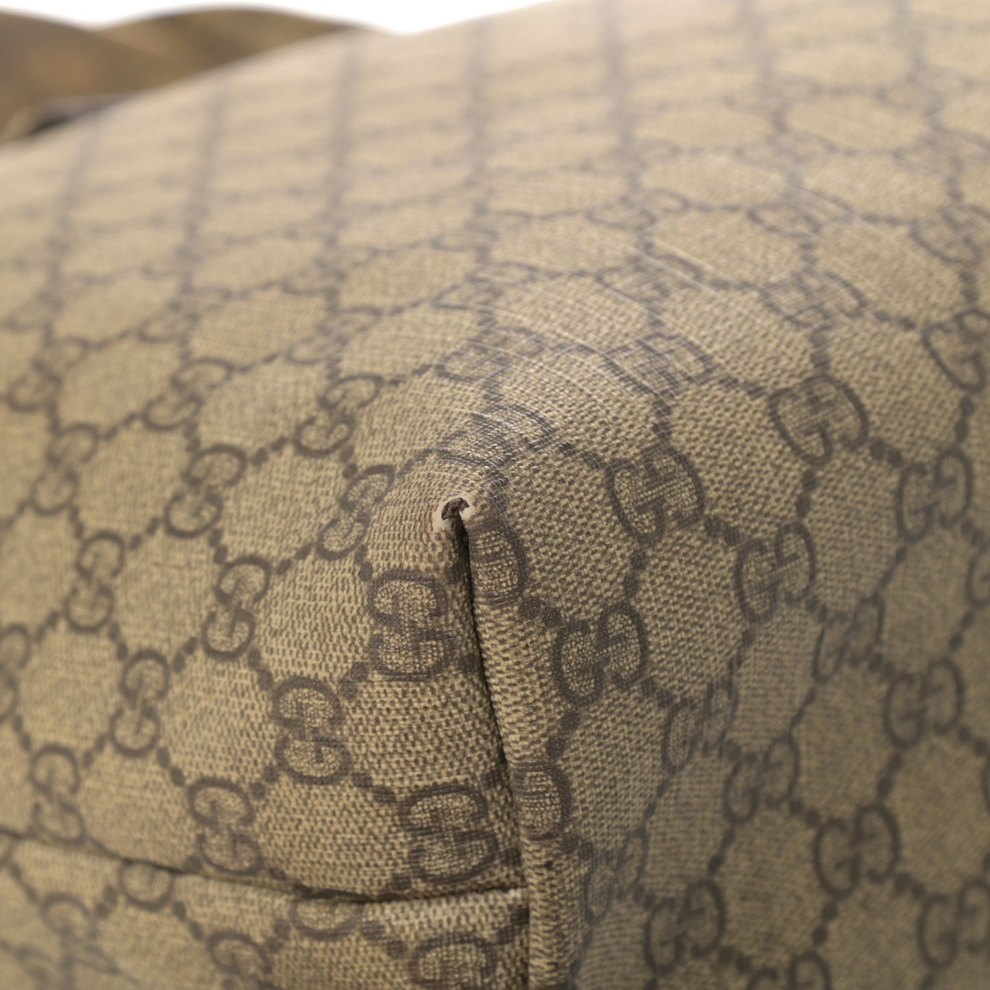 GG Plus Monogram Medium Signature Web Loop Tote Brown
