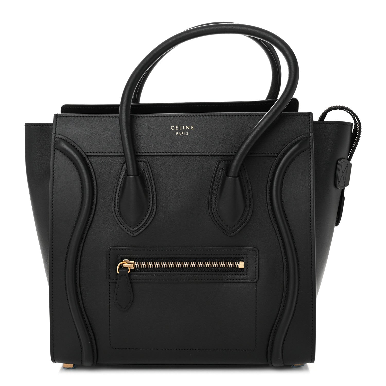 Celine Smooth Calfskin Micro Luggage Black 1 of 10