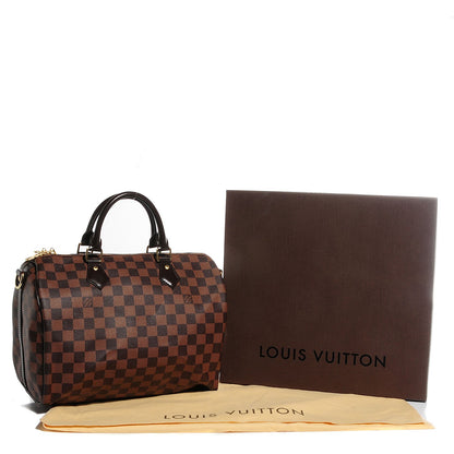 Louis Vuitton Damier Ebene Speedy Bandouliere 30 5 of 9