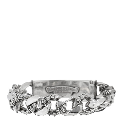 Chrome Hearts Sterling Silver Dagger Box Fancy Link Curb Chain Bracelet 2 of 3