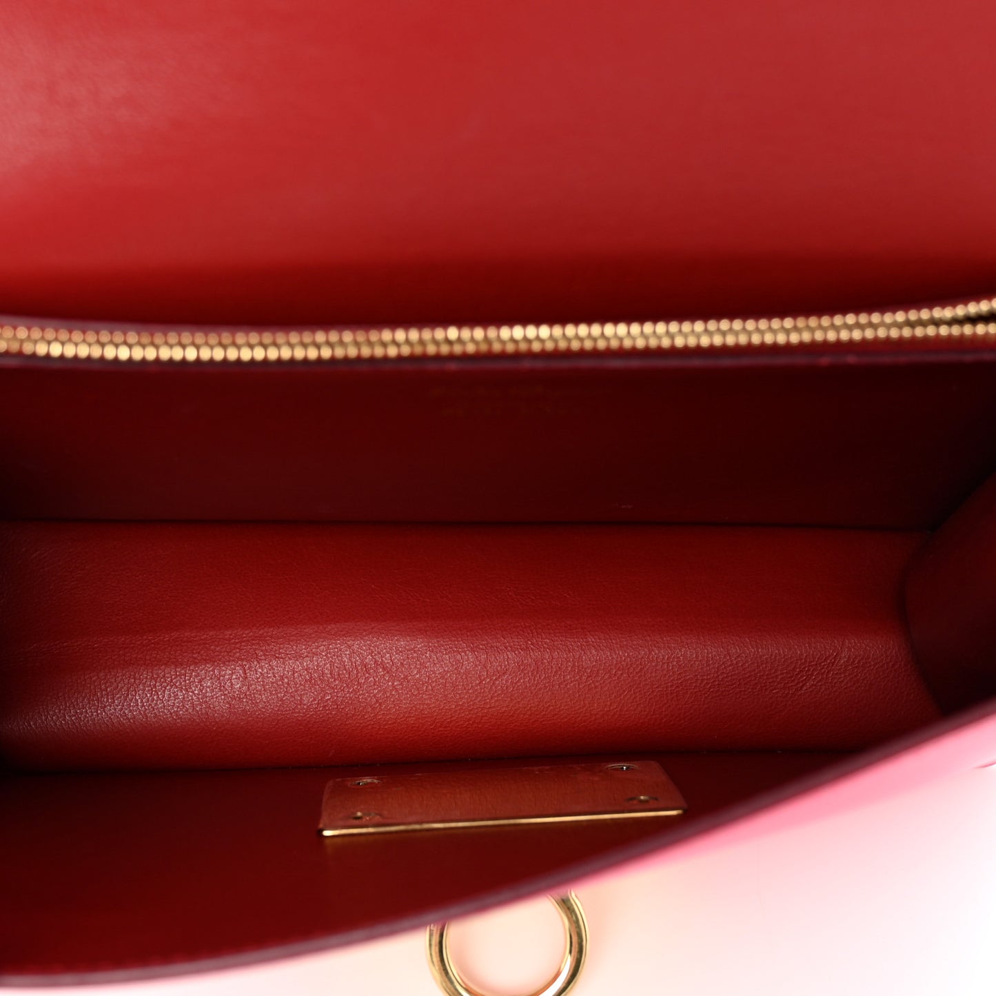 Smooth Calfskin Aileen Gancio Lock Shoulder Bag Pink