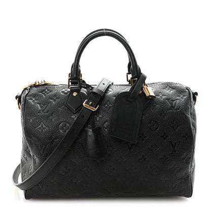Louis Vuitton Empreinte Monogram Speedy Soft 30 Black 1 of 9