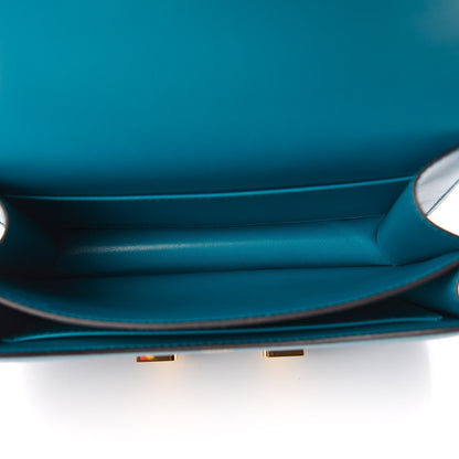 Hermes Tadelakt Constance 18 Bleu Izmir 5 of 21