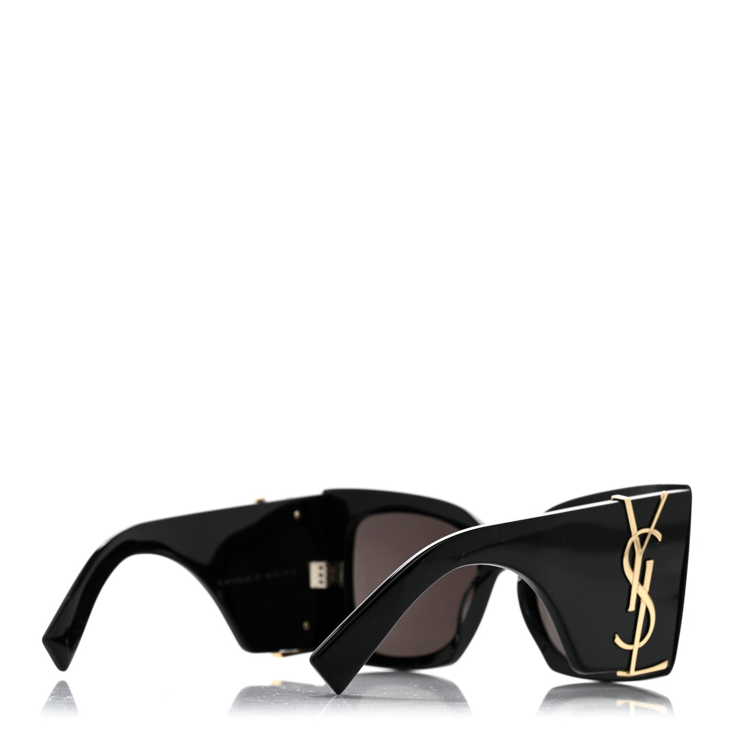 Saint Laurent Acetate Blaze Sunglasses SL M119 Black 4 of 9